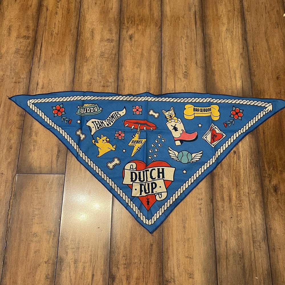 Dutch Bros 'Dutch Pup' Bandana - National Dog Day 2024